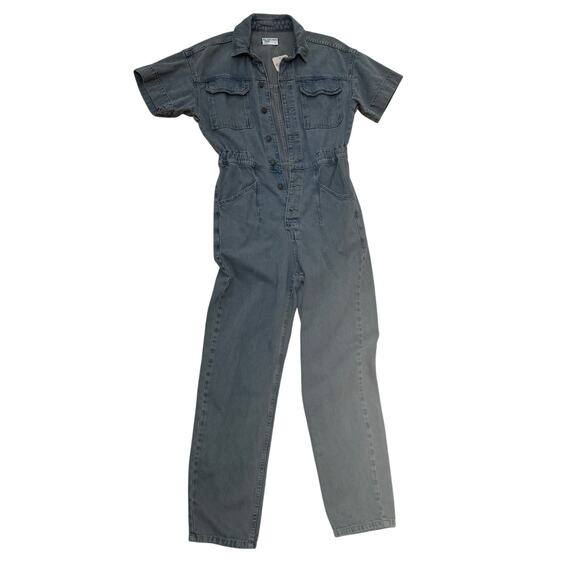 (S) NWT $128 Free People Marci Jumpsuit in High Noon - Picture 6 of 7